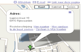 Google Maps - online adressen en routebeschrijvingen opzoeken op een kaartje