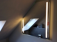 Led spiegel met schuine zijde - geïntegreerd LED - Hoogezand