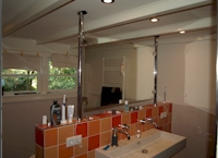 Spiegels voor de badkamer in Bosch en Duin op maat