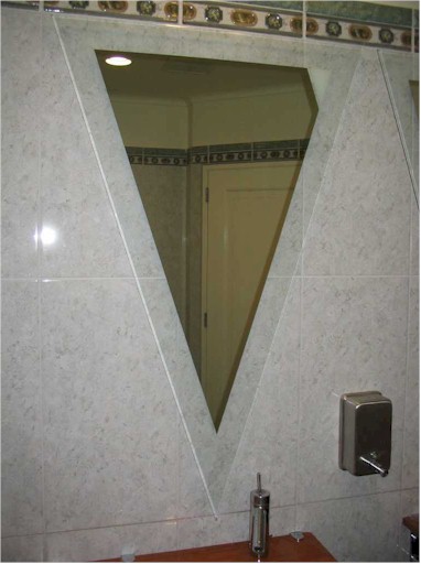 Triangle Wall Mirror