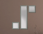 Hall mirror decoration set Geo combi