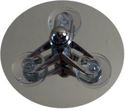 Magnifier mirror oval
