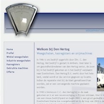 Webdesign: Website Denhertog.nl