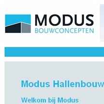 Webdesign: Website Modus Bouwconcepten - Hallenbouw