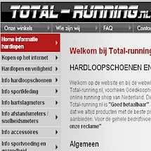 Webdesign: Website Total-Running.nl