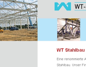 Webdesign: WT-Stahlbau