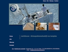 CSS Template Jachtbouw - zeilen