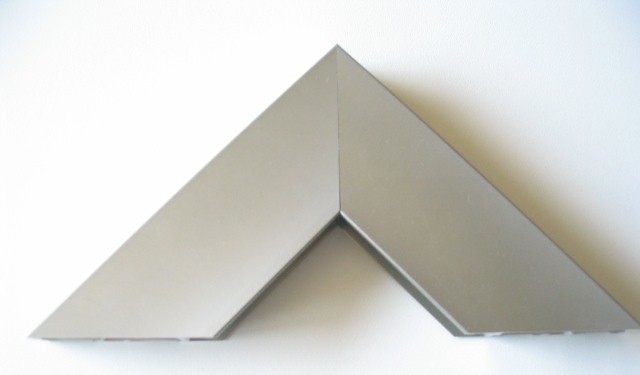 Aluminium lijstwerk - alu lijsten - nikkel-kleur