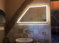 LED spiegel met logo maatwerk
