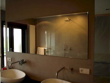 Spiegel badkamer in Amstelveen op maat