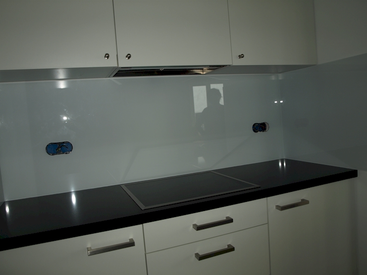 Keukenwand glas amsterdam glazen keukenachterwand