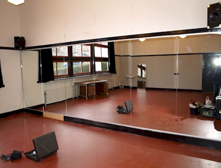spiegelwand Arnhem dansschool