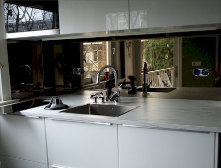 Achterwand keuken spiegelwand keuken