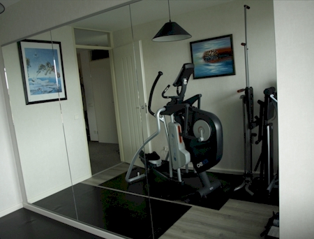 spiegelwand prive fitness Amsterdam