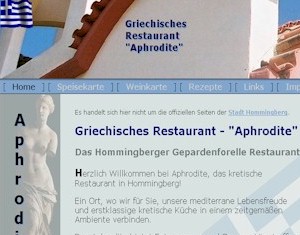Webdesign: Aphrodite - Een bijzonder webontwerp project
