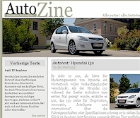 Autozine, Das Internet Auto-Magazin