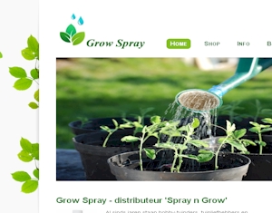 Webdesign: Grow Spray